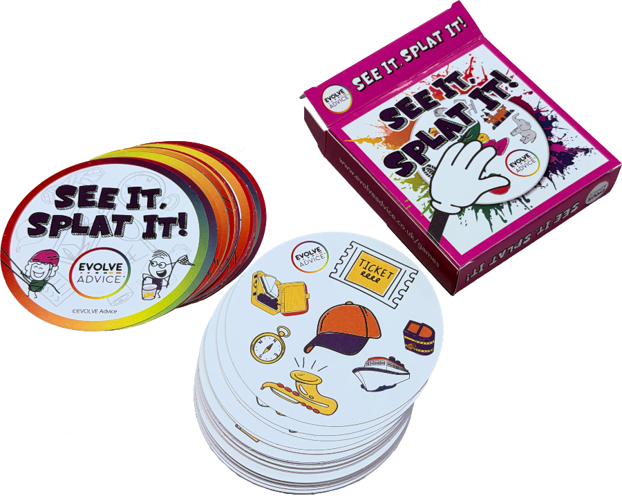 Custom printed circular playing cards