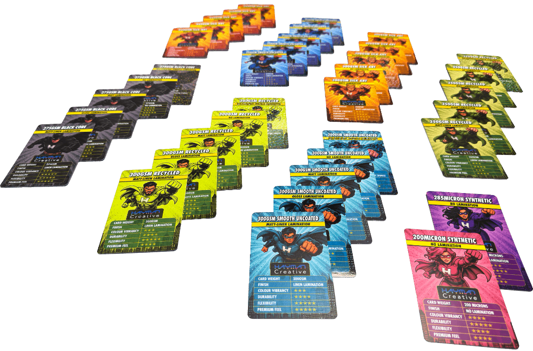 custom printed playing cards sample pack